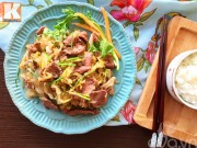 Bếp Eva - Bò xào dưa chua bắp cải ngon cơm