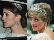 Làng sao - Công nương Kate đội vương miện của mẹ chồng đi sự kiện