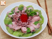 Bếp Eva - Mực xào mướp lạ miệng mà ngon