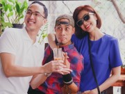 Làng sao - Vợ chồng Hà Tăng mừng Phạm Anh Khoa lên chức ông chủ