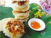 Bếp Eva - Xôi rán kẹp thịt lạ miệng cho bữa sáng