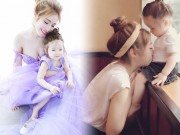 Thời trang - Ngất ngây với thời trang đôi dễ thương của mẹ con Elly Trần