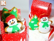 Bếp Eva - Bánh quy bơ người tuyết đón Noel