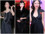 Thời trang - Sao mặc xấu: Sao Việt già chát vì diện đồ đen diêm dúa
