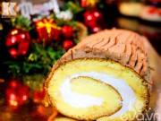 Bếp Eva - Cách làm bánh khúc cây mừng Giáng sinh