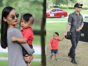 Thời trang - Đỗ Mạnh Cường đưa con trai đi làm show