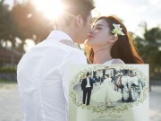 Làng sao - Hé lộ thiệp cưới của giản dị của Á hậu Diễm Trang