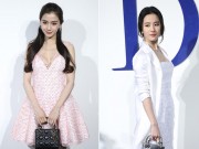 Làng sao - Nhan sắc Angelababy "lấn át" Lưu Diệc Phi tại sự kiện
