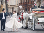 Làng sao - Ảnh cưới lãng mạn như cổ tích của Diễm Trang ở Châu Âu