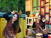 Làng sao - Lương Bích Hữu nhí nhảnh xuống phố dịp Noel