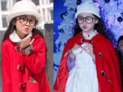 Thời trang - Mẫu nhí Bảo Hân phối đồ đỏ rực đủ phong cách đón noel