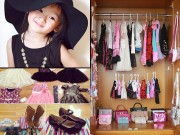 Làm mẹ - Bé gái Sài Gòn sở hữu tủ quần áo hàng trăm món tuyệt đẹp