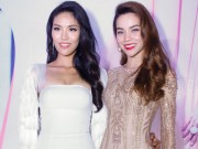 Thời trang - Hồ Ngọc Hà gợi cảm tới tiệc mừng thành công của Lan Khuê