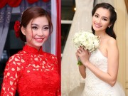 Làm đẹp - Những kiểu tóc cô dâu đẹp nhất của sao Việt cưới năm 2015