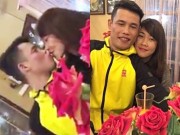 Làng sao - Hiệp "Gà" hôn cô gái xinh đẹp giữa quán cà phê