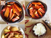 Bếp Eva - Củ cải kho thịt cay ăn ngay kẻo hết