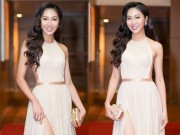 Thời trang - Diệu Ngọc khoe thân hình "chuẩn không cần chỉnh" với váy cắt xẻ táo bạo