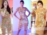 Thời trang - Thủy Tiên "át vía" Phạm Hương và Hồ Quỳnh Hương khi đụng váy