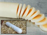 Bếp Eva - Choáng với cảnh sản xuất trứng gà siêu dài, cắt mãi không hết