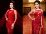 Thời trang - Đến lượt Á hậu Huyền My mặc lại váy của HH Đỗ Mỹ Linh
