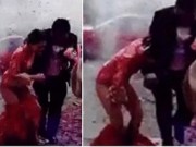 Clip Eva - Bắn pháo hoa đám cưới khiến cô dâu sợ hãi tụt cả váy