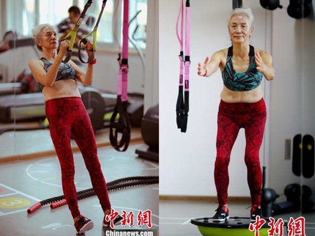 Cụ bà 71 tuổi vẫn tập gym mỗi ngày khiến thanh niên phải ngả mũ ngưỡng mộ