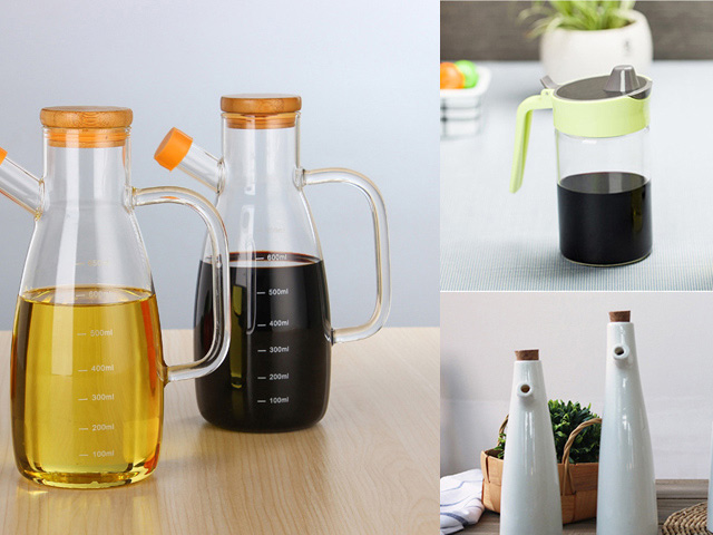 Làm đẹp căn bếp với những lọ đựng mắm, dầu ăn vừa xinh vừa tiện