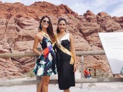 Thời trang - Nguyễn Thị Loan thân thiết với người đẹp Venezuela