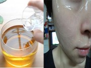 Làm đẹp - Lấy rượu trắng pha với nước chè thoa lên mặt và xem điều kì diệu gì xảy ra