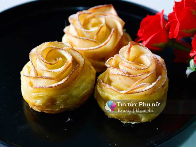 Bánh táo hoa hồng tặng mẹ 20/10