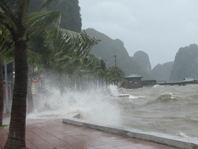 Tin bão số 7: Đảo Cô Tô, Bạch Long Vĩ bắt đầu có mưa và gió mạnh