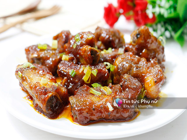 Mê mẩn sườn xào chua ngọt thơm ngon