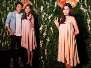 Thời trang - Kỳ Hân lùm xùm bụng bầu sánh vai Mạc Hồng Quân