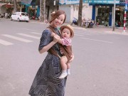 Làng sao - Ly Kute đẹp rạng ngời đưa con trai đi làm cùng
