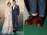 Làng sao - Sợ lùn, tài tử TVB đi giày cao 20 cm sánh đôi bên bạn gái tin đồn