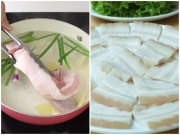 Bếp Eva - Để thịt luộc thơm và trắng, bạn chỉ cần thêm những nguyên liệu này