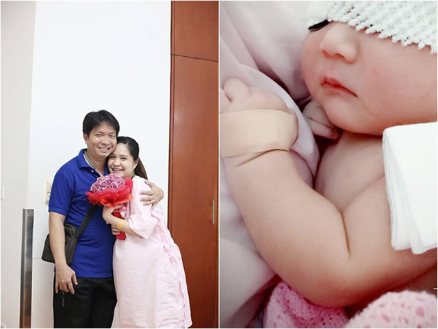 Di Băng khoe ảnh con gái thứ 2 mới sinh, da trắng hồng, đẹp như thiên thần!