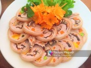 Bếp Eva - Giò bì hoa không chỉ ngon mà còn đẹp mắt