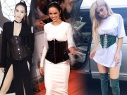 Thời trang - Ngọc Trinh, Ngọc Anh lại chạy theo mốt mặc áo corset độc - lạ