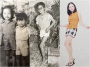 Làng sao - Tiết lộ ảnh hiếm "khi xưa ta bé" của Thúy Nga và em trai