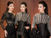 Thời trang - Hoa hậu Mỹ Linh, Á hậu Thanh Tú đẹp lạ, lấn át dàn sao khủng
