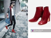 Thời trang - Bóc giá đôi bốt đỏ tuyệt đẹp đang hot nhất lúc này của Thanh Hằng