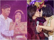 Làng sao - Việt Hương vừa khóc vừa hôn chồng dưới cơn mưa tầm tã