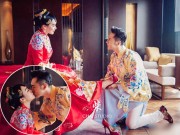 Làng sao - Tái hôn lần 3, Chung Lệ Đề vẫn được chồng mới quỳ gối đeo giày