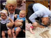 Làm mẹ - Phản ứng "một trời một vực" của trẻ nhỏ khi gặp Barack Obama và Donald Trump