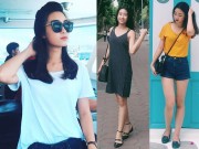 Thời trang - Thời trang đường phố giản dị không ngờ của hoa hậu Mỹ Linh