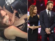 Làng sao - Sau 17 năm bên nhau, Victoria vẫn cười thú vị khoe vòng 3 của Beckham