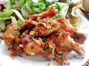 Bếp Eva - Đùi gà chiên xóc ớt tỏi dễ làm mà ngon