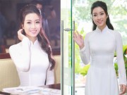 Thời trang - Hoa hậu Mỹ Linh thôi miên mọi ánh nhìn với tà áo dài trắng