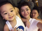 Làm mẹ - “Rụng tim” với gương mặt thiên thần của con trai Trà My Idol
